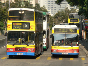 Franchise buses in Hong Kong